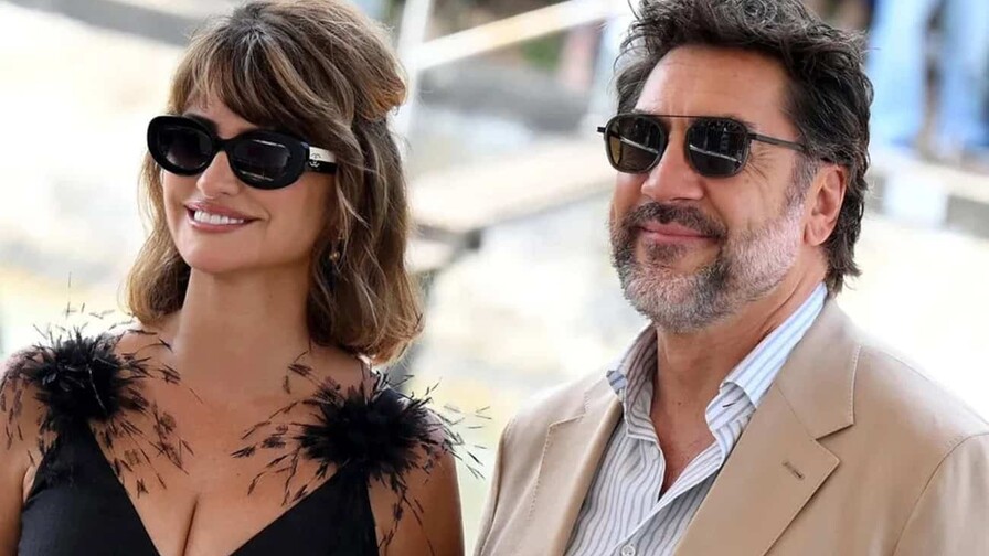 Javier Bardem y Penélope Cruz, un matrimonio frente a los Bunker del mundo en Venecia