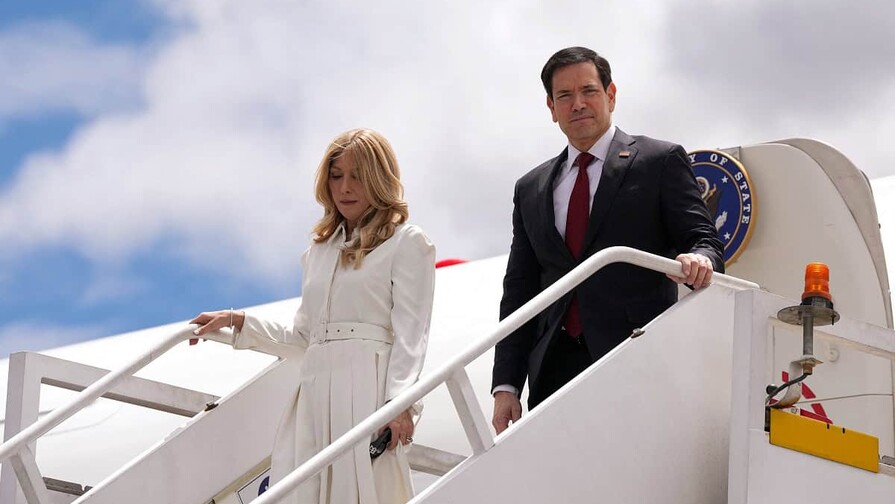 Rubio llega a Ecuador, fiel aliado de EE. UU. en la guerra antidrogas Rubio llega a Ecuador, fiel aliado de EE. UU. en la guerra antidrogas