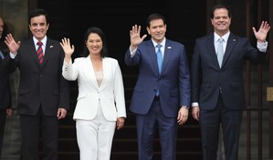 Keiko Fujimori y Marco Rubio confirman el ingreso de Per&uacute; al Escudo de las Am&eacute;ricas