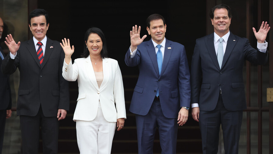 Keiko Fujimori y Marco Rubio confirman el ingreso de Per&uacute; al Escudo de las Am&eacute;ricas
