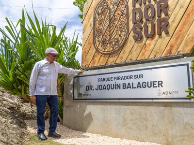 Rinden homenaje a Joaquín Balaguer en el parque Mirador Sur