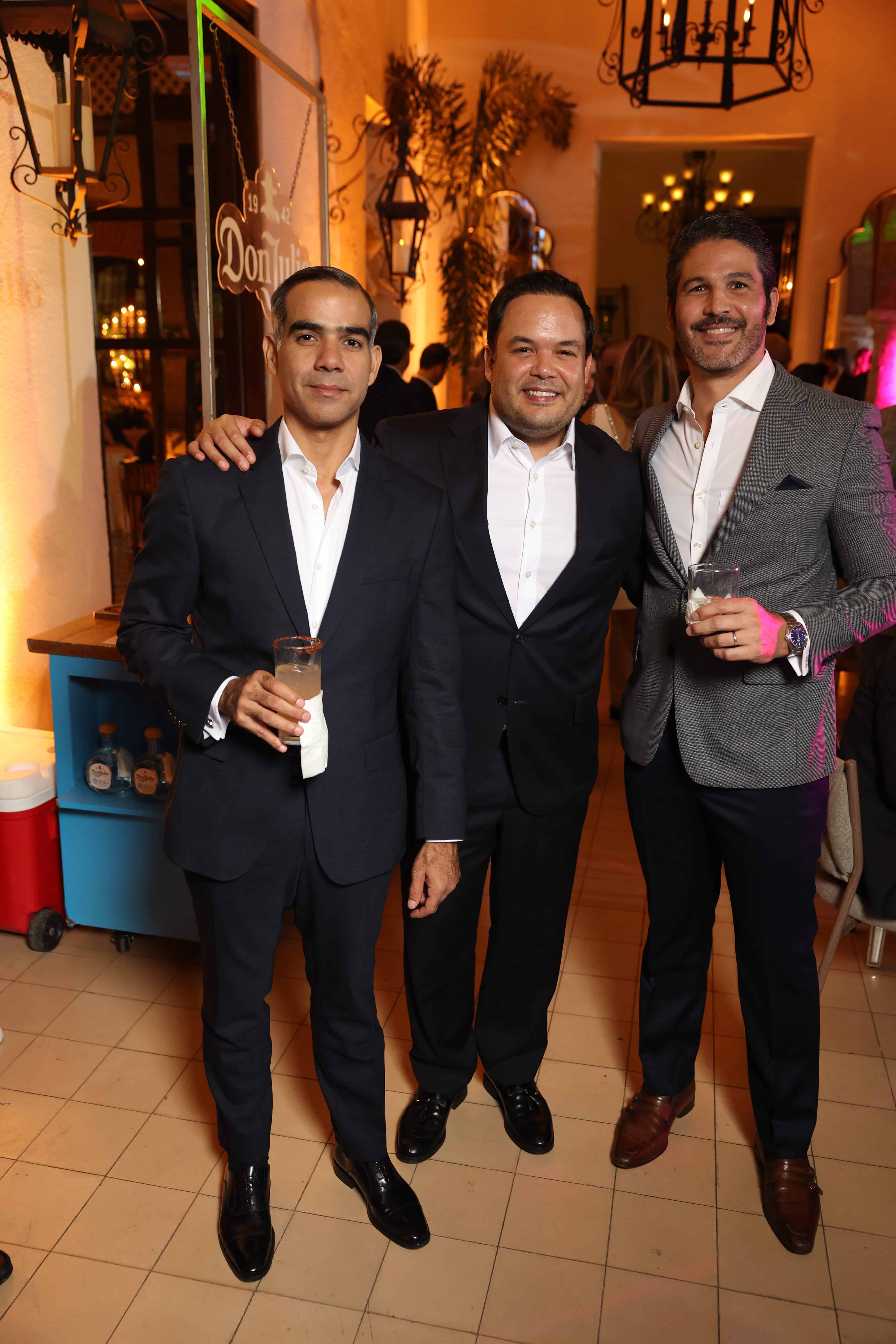 Gabriel Abreu, Eduardo Pimentel y Leonardo Del Monte.