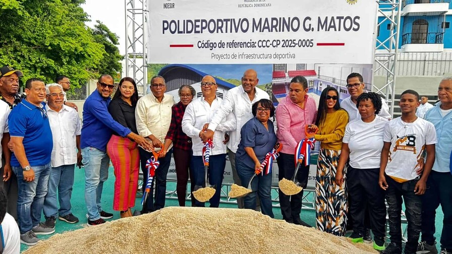 Indesur inicia la reconstrucción de cancha deportiva en Barahona por RD$71.8 millones