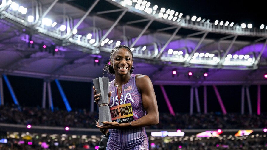 Jefferson-Wooden y Bednarek triunfan en 100 m en los Ultimate Championships