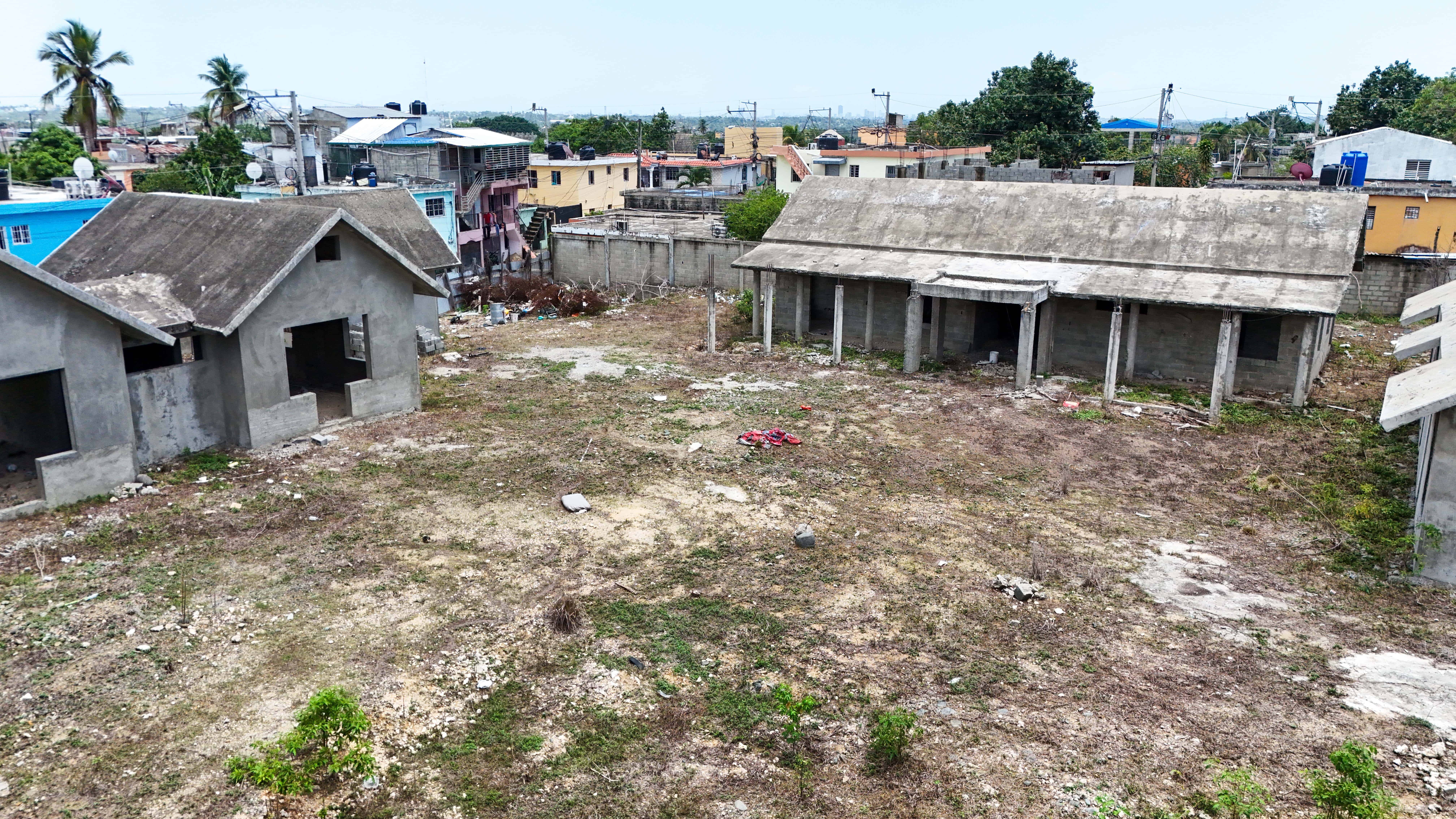 Estancia infantil abandonada en Los Alcarrizos.