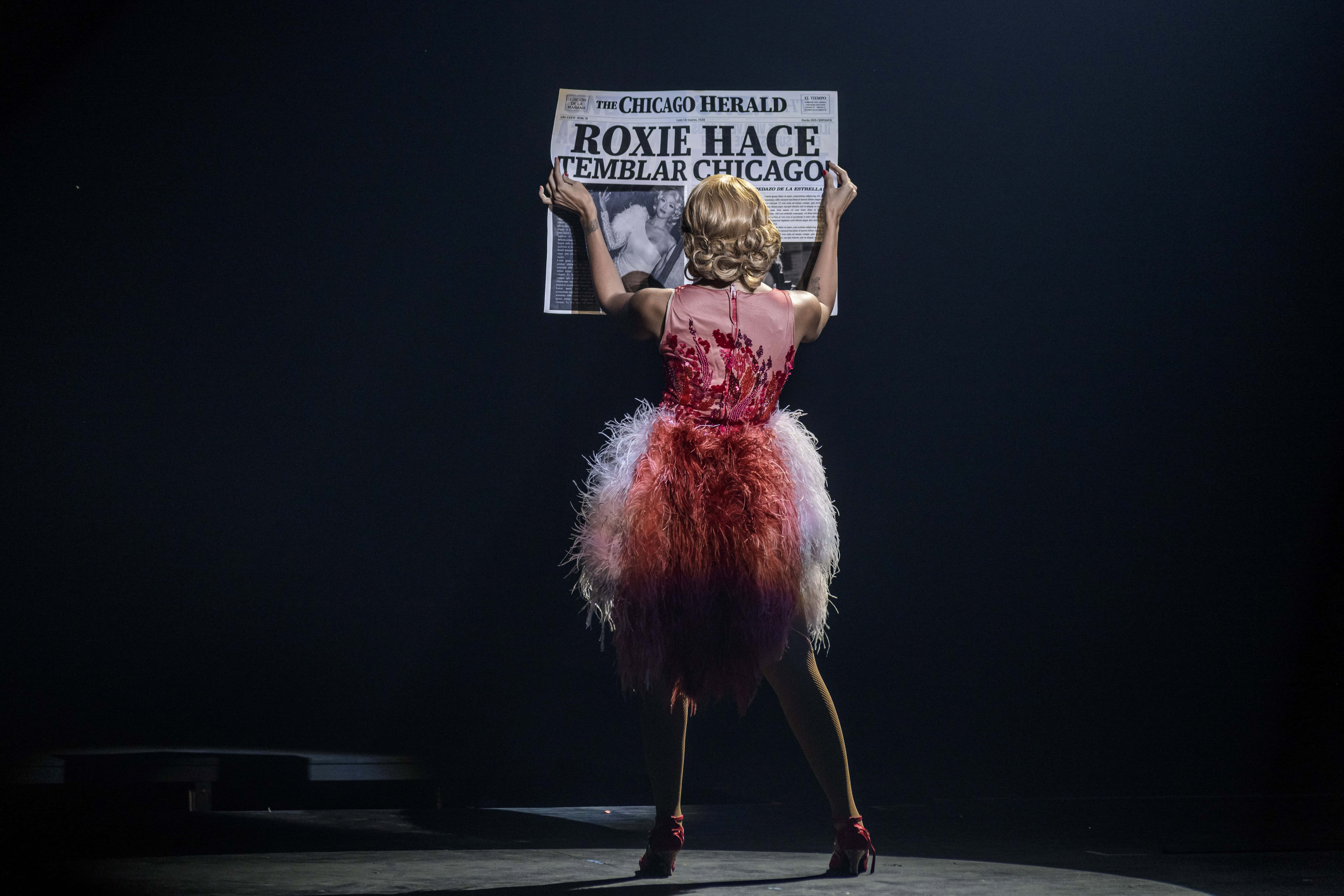 Escena de "Chicago: el musical" en el Teatro Nacional.