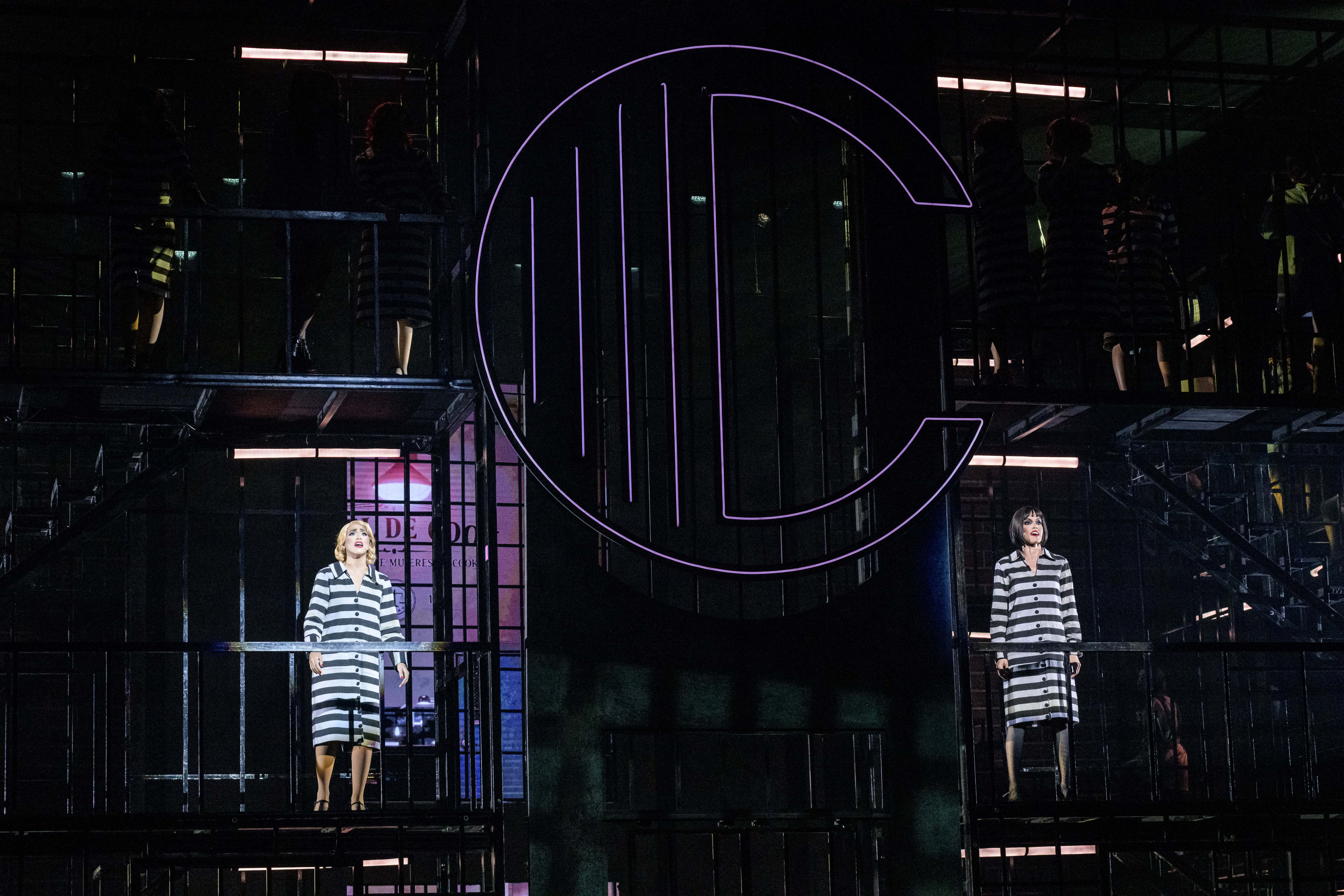 Escena de "Chicago: el musical" en el Teatro Nacional.