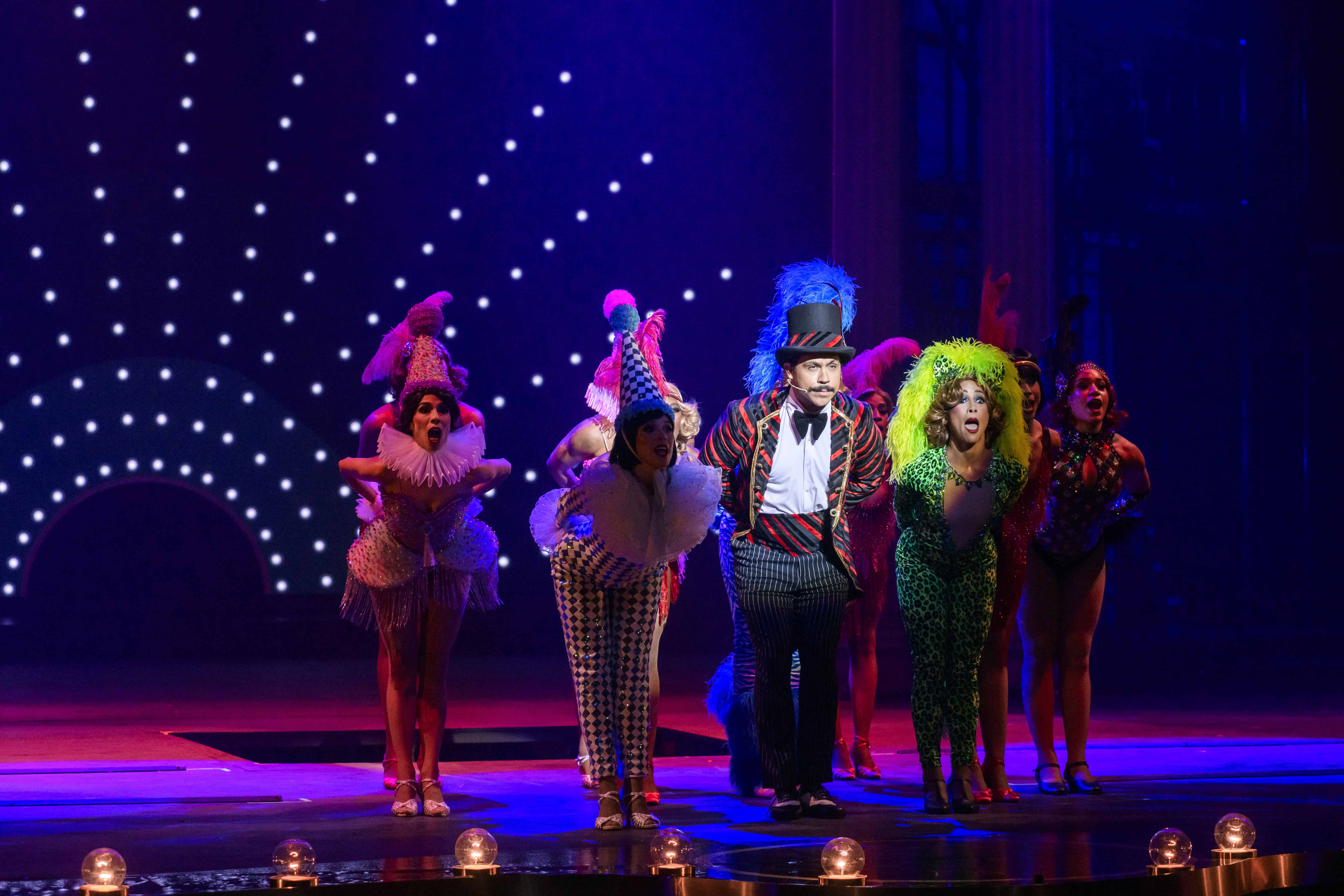 Escena de "Chicago: el musical" en el Teatro Nacional.