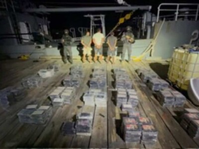 Decomiso de cocaína en Baní durante operación de la DNCD