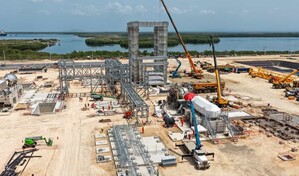 Funcionarios recorren el proyecto Manzanillo Gas & Power y destacan el avance de su construcci&oacute;n