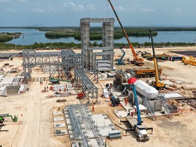 Manzanillo Gas & Power Plant Hits 66.9% Completion