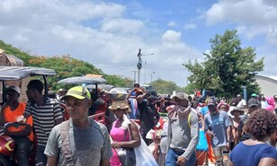 Hait&iacute; bloquea entrada de productos dominicanos y refuerza vigilancia en puente fronterizo de Dajab&oacute;n