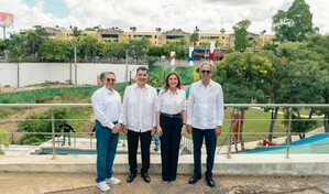 Banco Popular y Alcald&iacute;a del Distrito Nacional supervisan trabajos en el parque N&uacute;&ntilde;ez de C&aacute;ceres