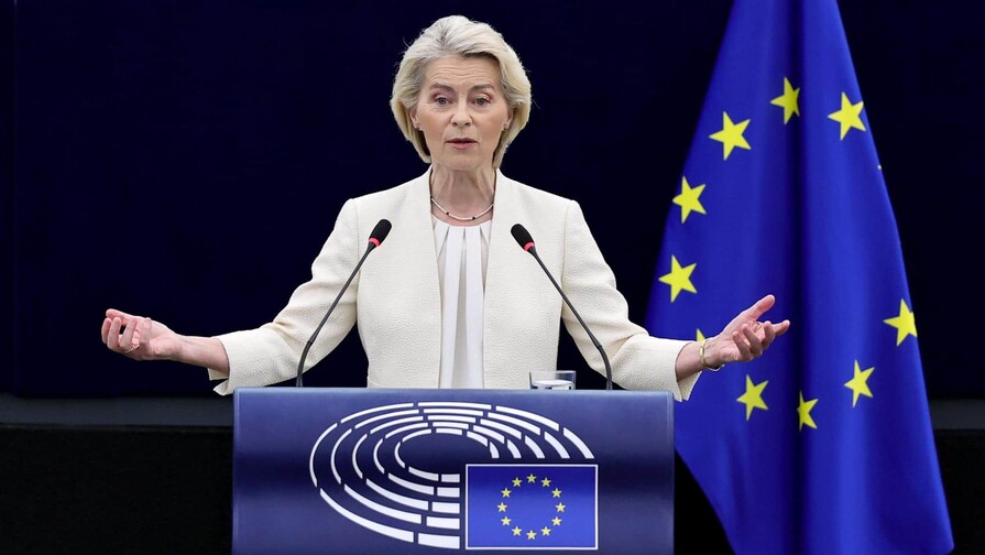 Von der Leyen lleva a la Euroc&aacute;mara sus l&iacute;neas maestras para un agitado curso pol&iacute;tico UE
