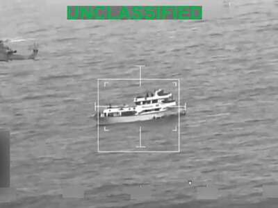 Intercepción de embarcación vinculada al narcotráfico Ecuador