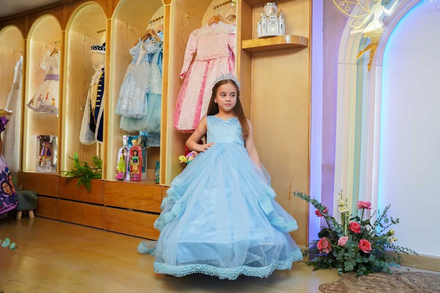 Traje de princesa.