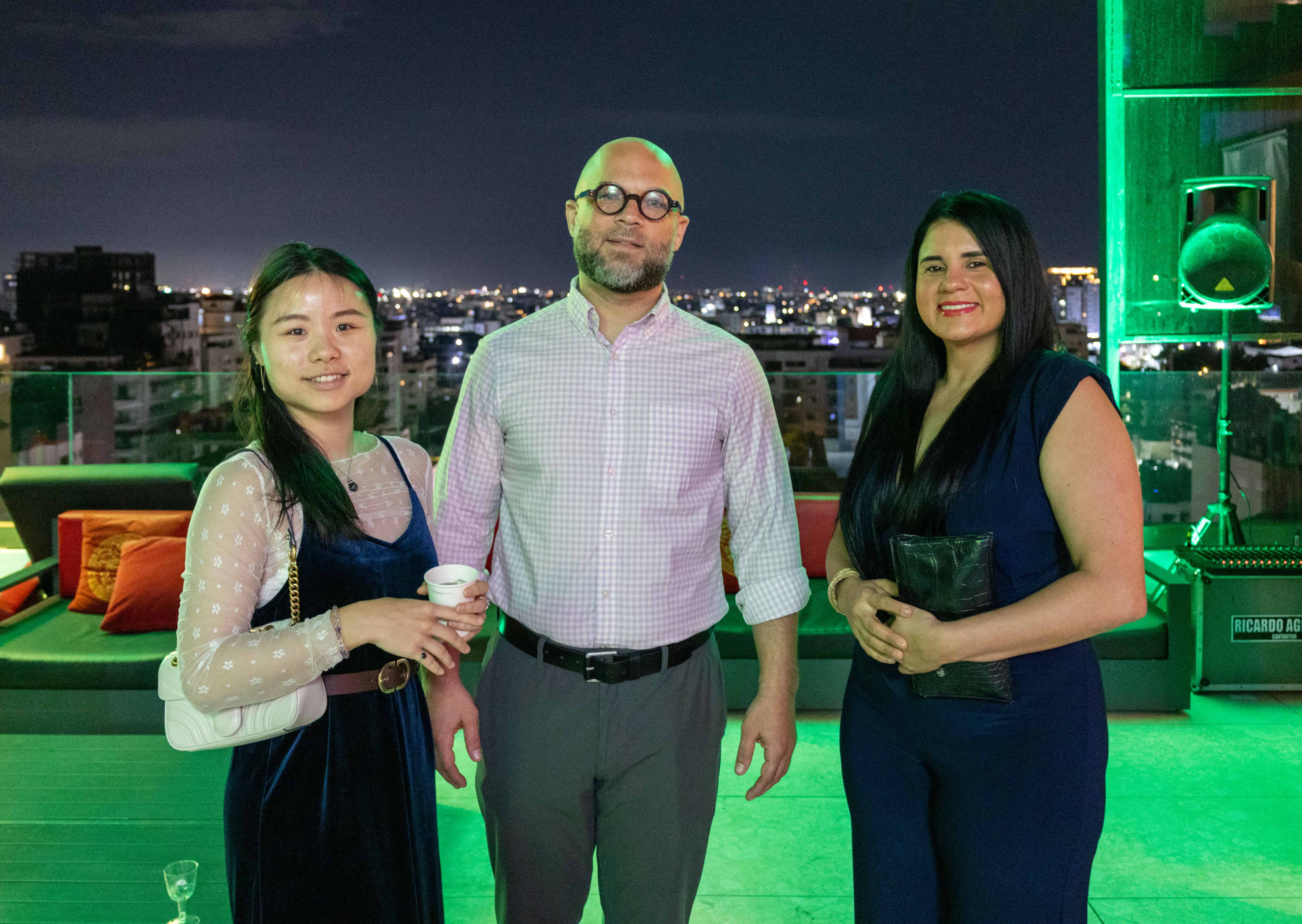 Katy Hsu, Miguel Cohn y Isabel Zaiter.<br>
