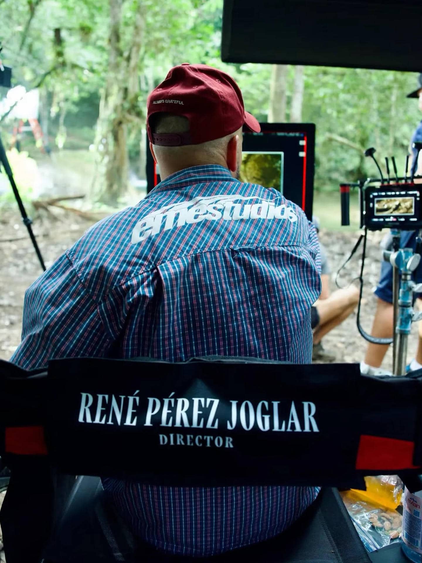 Residente en el set de filmación de Porto Rico, película que se rueda en República Dominicana.