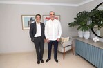 Presidente de Google Cloud para América Latina visita a Luis Abinader en Santiago Presidente de Google Cloud para América Latina visita a Luis Abinader en Santiago