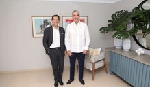Presidente de Google Cloud para Am&eacute;rica Latina visita a Luis Abinader en Santiago
