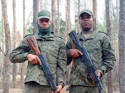 Un colombiano pelea junto a dominicano en guerra Rusia Ucrania