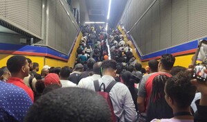 Retrasos en la l&iacute;nea 2 del Metro de Santo Domingo se deben a una aver&iacute;a en una celda el&eacute;ctrica
