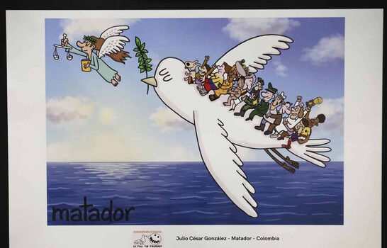 Artistas de todo el mundo participan en el sal&oacute;n internacional de caricaturas en Bogot&aacute;