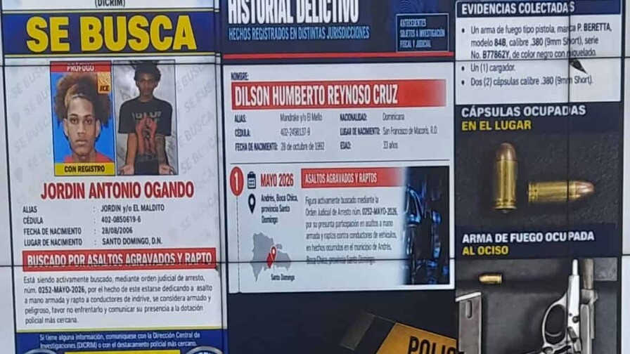 Polic&iacute;a ha matado a cuatro supuestos delincuentes en las &uacute;ltimas horas; dos son del caso Boca Chica
