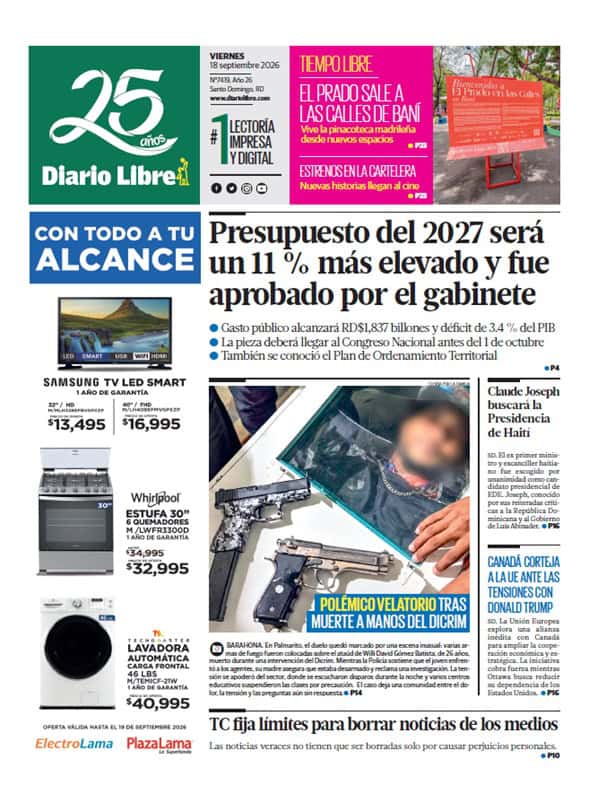 Día Jueves, 19 de Febrero de 2026 Edición 7251.
