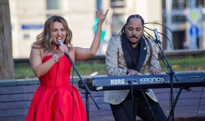 La bachata y merengue de Yanco Santana brillan en la televisi&oacute;n rusa