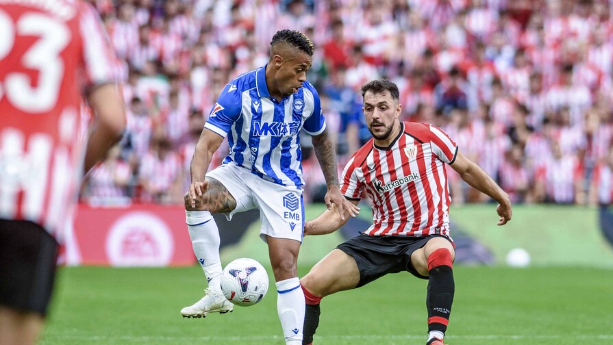 Mariano D&iacute;az juega 65 minutos en el empate del Alav&eacute;s que se mantiene en sexto lugar