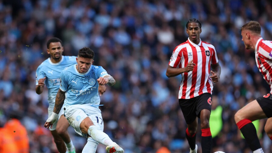 Enzo Fern&aacute;ndez se estrena en fiesta de goles del City, l&iacute;der de la Premier League