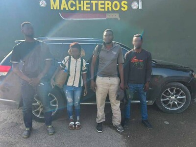 Ejército intercepta vehículos con 15 haitianos indocumentados