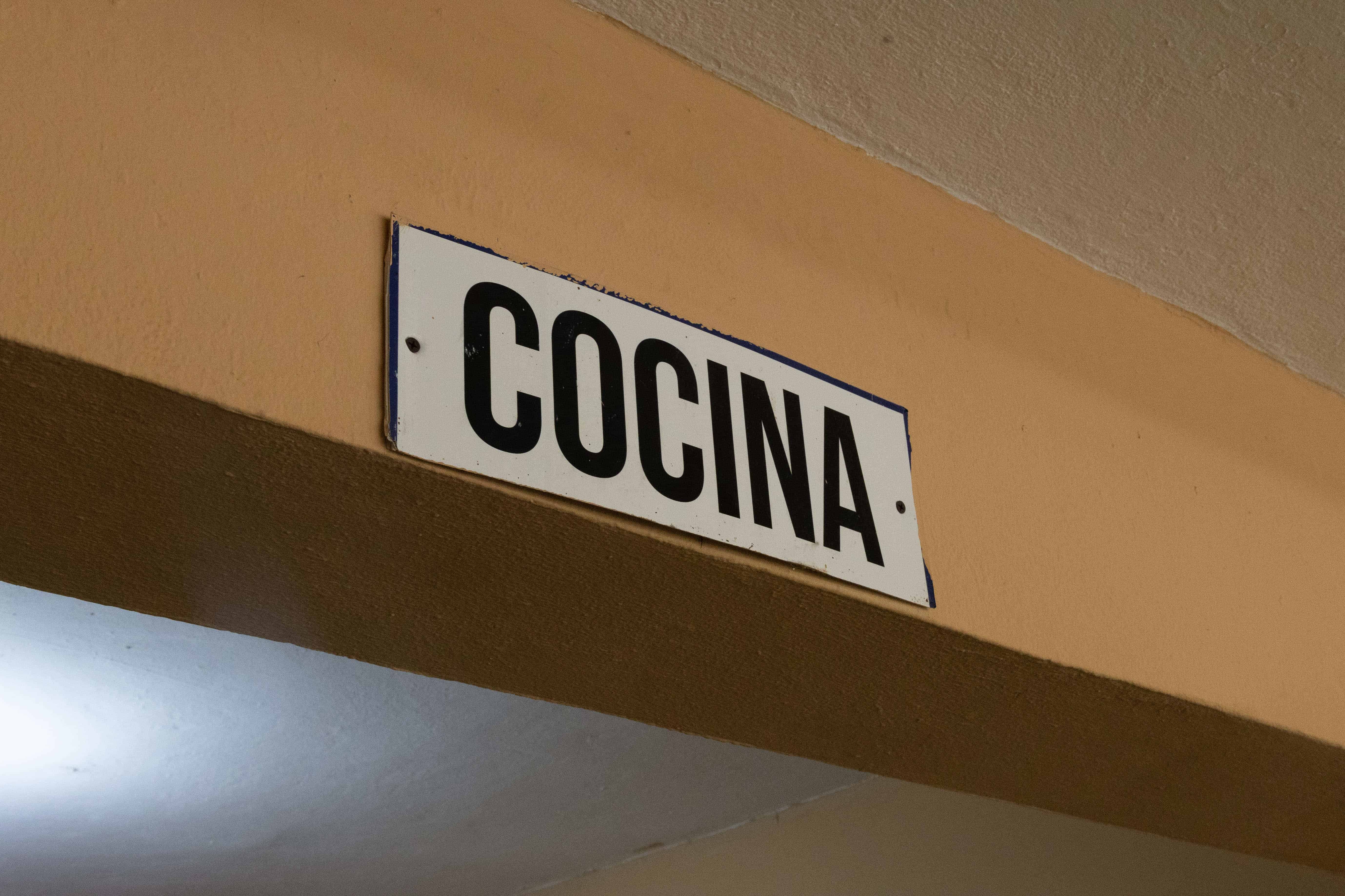 Cocina del Liceo Nuestra Señora del Carmen.