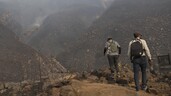 Colombia trabaja sin interrupci&oacute;n por apagar un incendio en la tur&iacute;stica Villa de Leyva