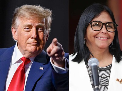 Delcy Rodríguez y Donald Trump, un encuentro histórico