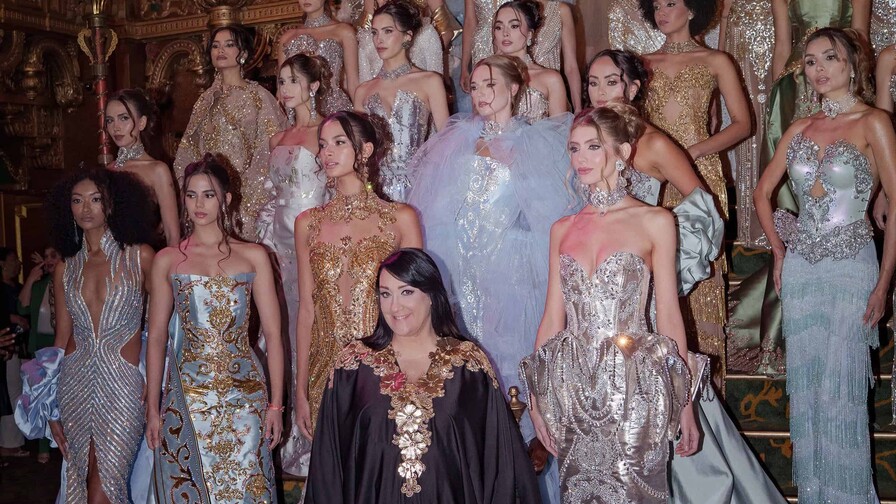 Giannina Azar presenta colección en el New York Fashion Week 2026 Giannina Azar presenta colección en el New York Fashion Week 2026