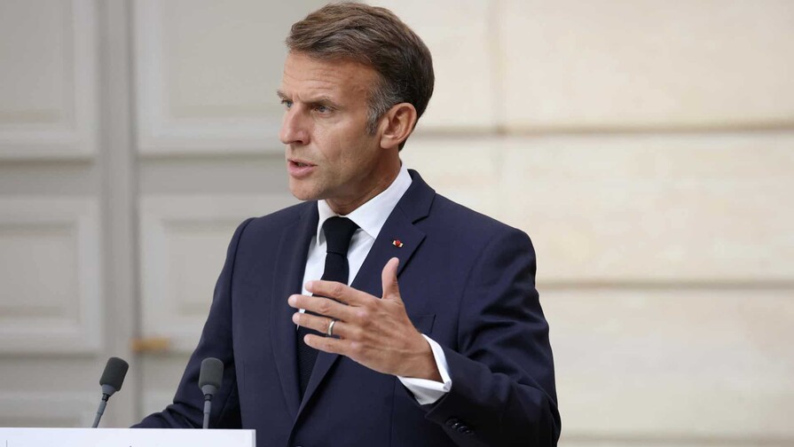 Macron hablar&aacute; con Trump con total franqueza durante reuni&oacute;n en Nueva York