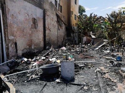 Problema eléctrico pudo ser la causa del incendio en Ciudad Colonial