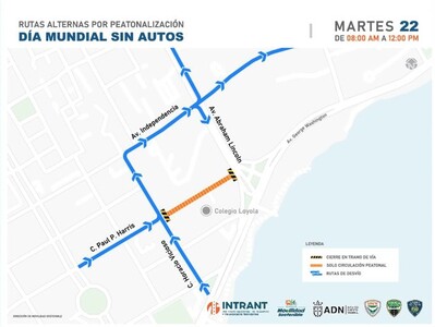 Día Mundial Sin Autos y peatonización de calle Paul P. Harris
