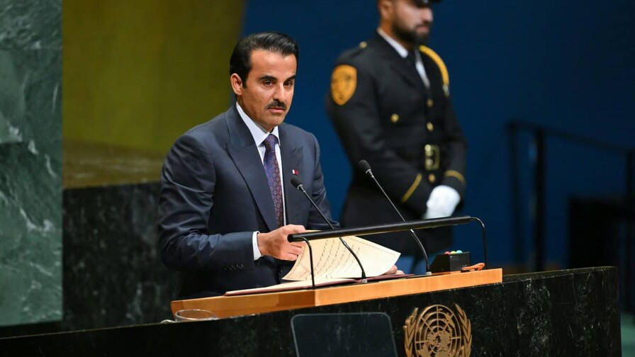 Emir de Catar pide un sistema de seguridad colectiva para evitar guerras en Oriente Medio