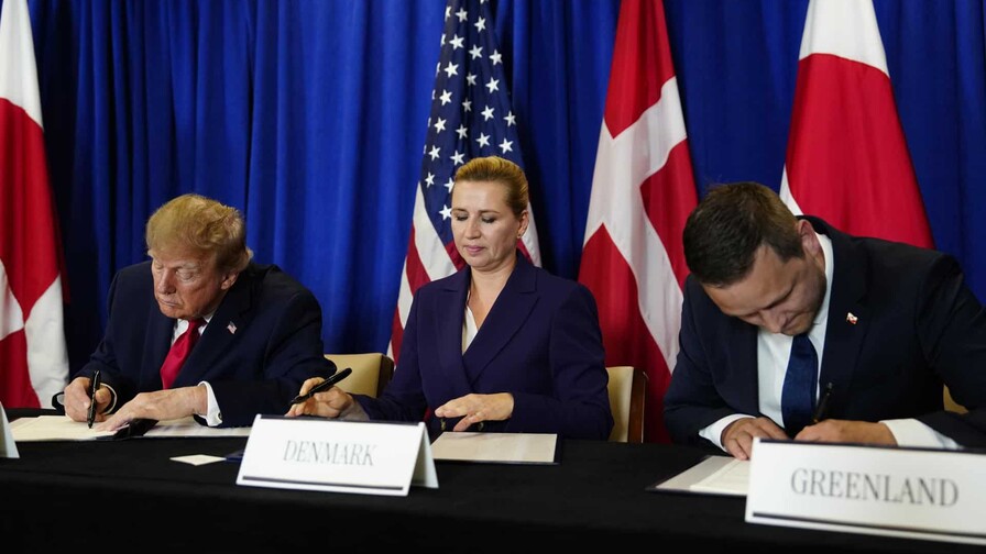 Estados Unidos, Dinamarca y Groenlandia firman en la ONU el acuerdo de seguridad