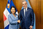 Abinader se re&uacute;ne con Keiko y dice que busca elevar a otros niveles las relaciones entre RD y Per&uacute;