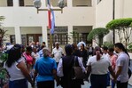 Familiares de médicos imputados de presunto fraude a Senasa oran frente al tribunal