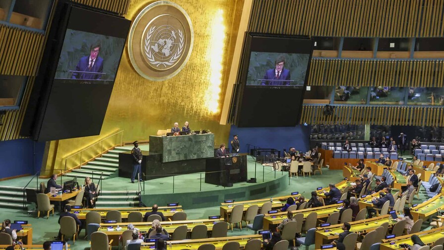 Milei dice que la ONU es una organizaci&oacute;n in&uacute;til que alimenta casta de par&aacute;sitos