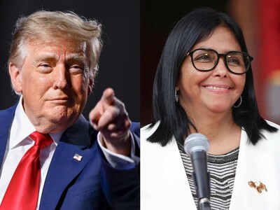 Trump y Rodríguez se reúnen en Nueva York por primera vez