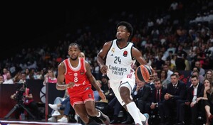 Bacon, del Dubai Basketball, amarga el estreno en la Euroliga del Madrid; Andr&eacute;s Feliz anota nueve