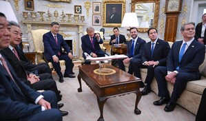 R&oacute;balo y helado, un men&uacute; estadounidense con influencia china para la cena de Trump y Xi