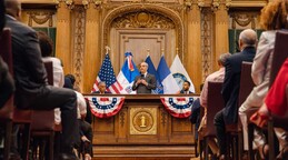 El presidente Luis Abinader se re&uacute;ne con di&aacute;spora dominicana en Brooklyn