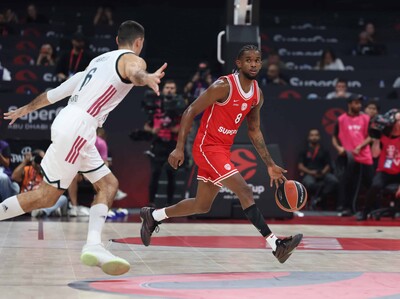 Olympiacos de Jean Montero vencen a Baskonia de Chris Duarte